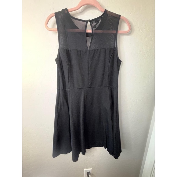 INC Dress Womens L Black Sleeveless Beaded Mesh Keyhole Chic Cocktail Evening - Picture 2 of 4